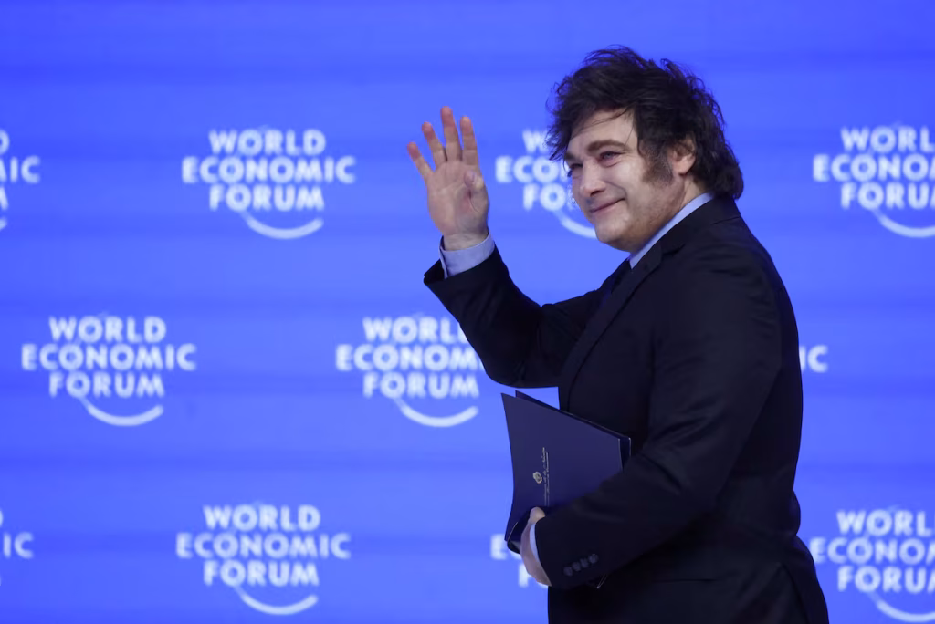 El presidente de Argentina, Javier Mile