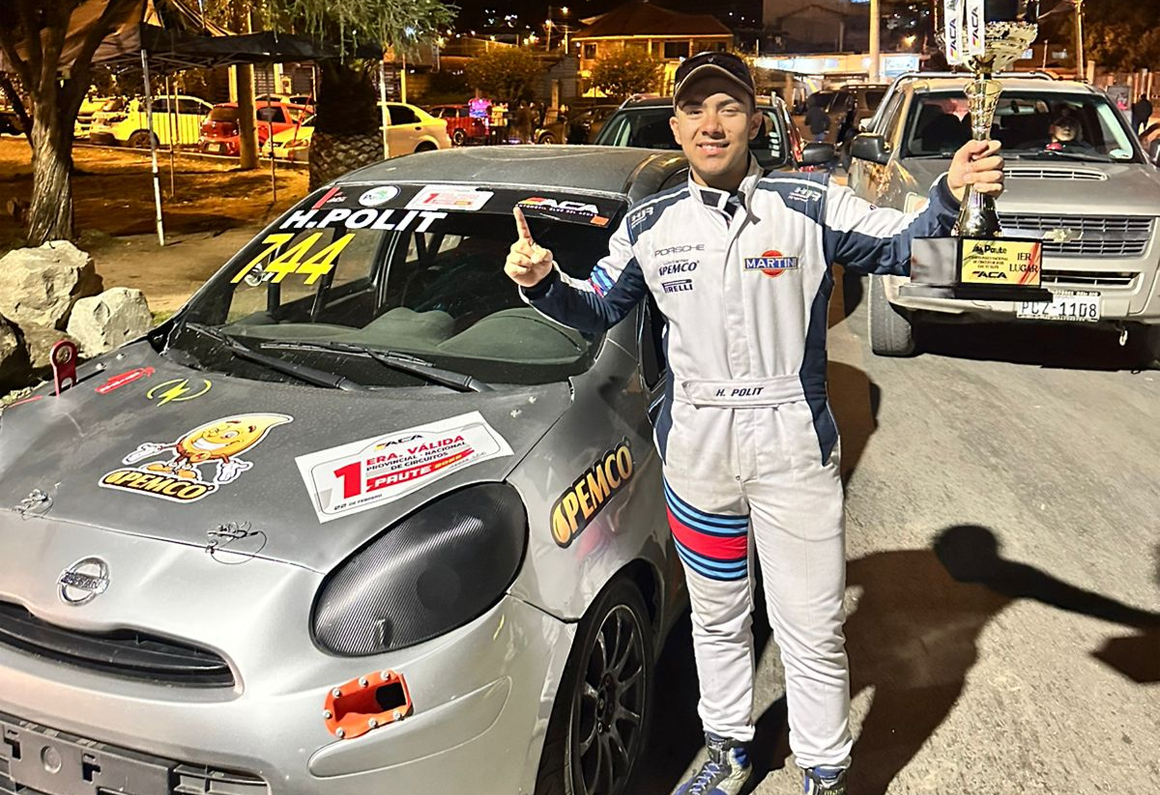 Hamilton Pólit, joven promesa del automovilismo ecuatoriano