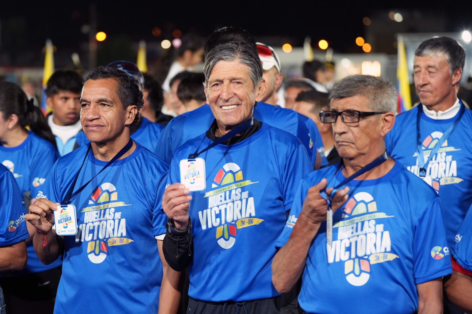 Reinauguran la Pista Atlética Jacinto Pozo en Tulcán con carrera que reunió a más de 3.000 deportistas